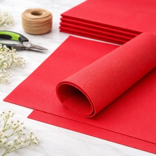 Folia piankowa w arkuszach 58×58 cm – czerwony