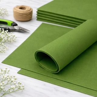 Folia piankowa w arkuszach 58×58 cm – zielony