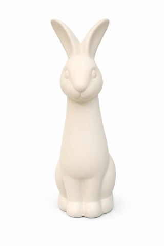 Królik ceramiczny 40×11 cm – szary