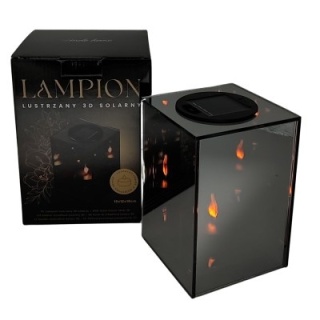 Lampion lustrzany 3D solarny