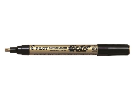 Marker olejowy Pilot B, złoty