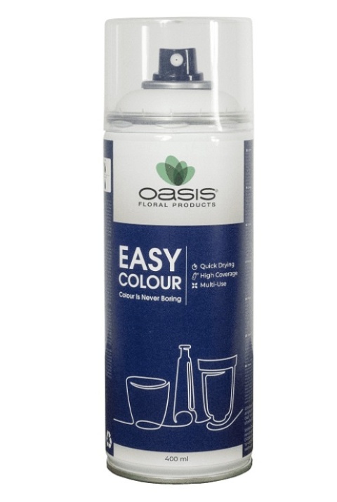 Ľahká farba Spray Biela OASIS® - 400 ml, biela