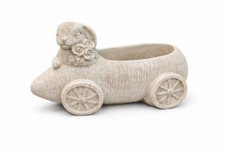 Osłonka betonowa z królikiem 21×11×8 cm