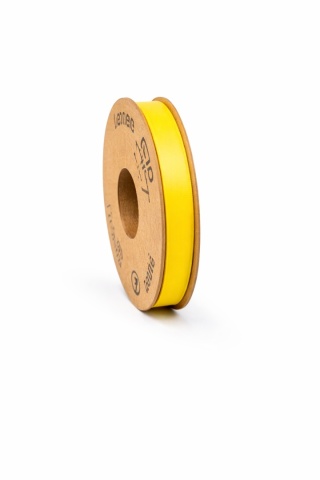 RECYCLED PET RIBBON 10mm 20m YELLOW