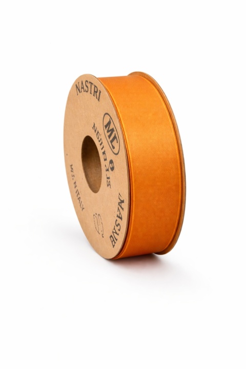 RECYCLED PET RIBBON 25mm 20m ORANGE