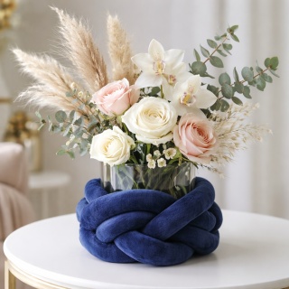 Sznurek Velvet - 300gr, 10m, kolor : granatowy