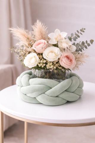 Sznurek Velvet - 300gr, 10m, kolor : szałwiowy