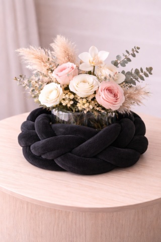 Sznurek Velvet - 300gr, 10m, kolor : czarny