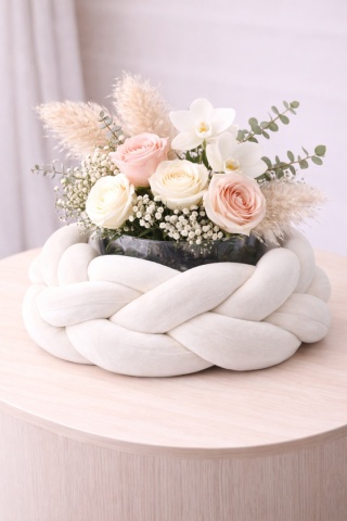 Sznurek Velvet - 300gr, 10m, kolor : krem