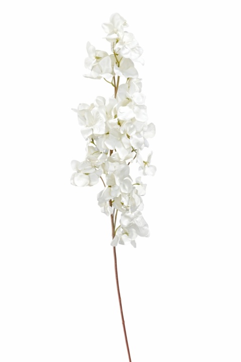 Umělá větvička hortenzie – 100 cm, bílá