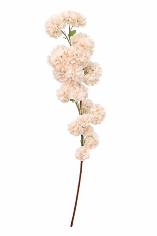 Sztuczna gałązka kwitnącej wiśni – 100 cm, morela