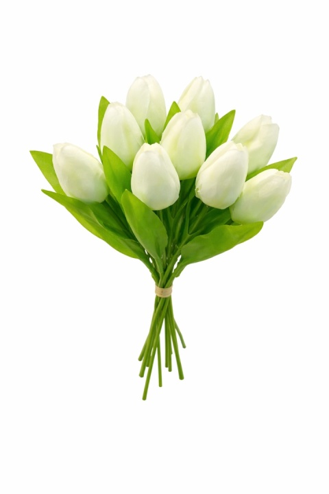 Tulipan – bukiet, 40 cm, biały