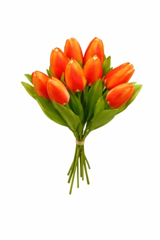 Tulipan – bukiet, 40 cm, pomarańczowy