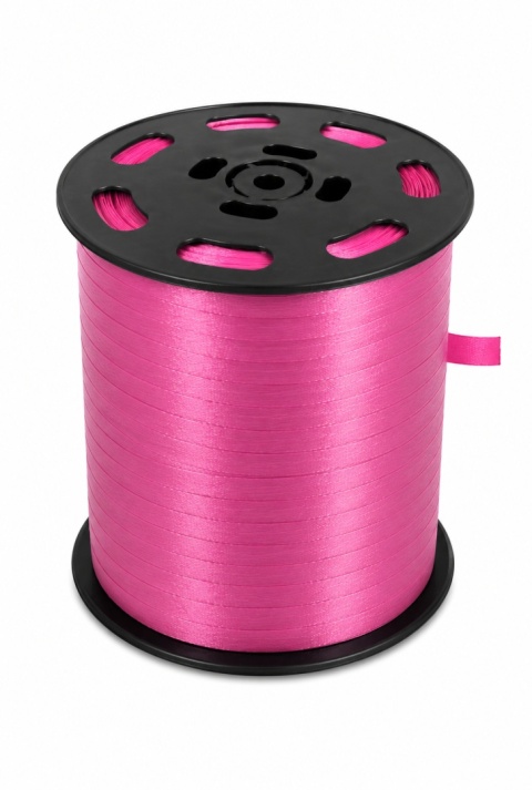 WSTĄŻKA PLASTIKOWA NA SZPULI FUKSJA 0,7MM X 500M