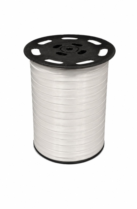 WSTĄŻKA PLASTIKOWA NA SZPULI BIEL 0,7MM X 500M