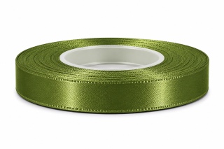 Saténová stuha 12 mm × 32 m (35y), saténová, žltá