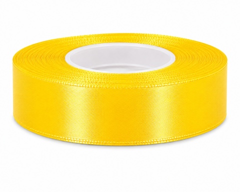 Saténová stuha 25 mm × 32 m (35y), saténová, žltá