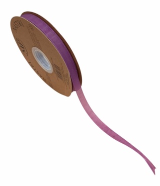 Wstążka szyfon włoski ORGANDY RIBBON 10mmx50m, OLD PINK