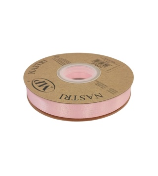 Italská stuha SVĚTLOMET DVOUBLE SATIN 1,5cm 50m PINK