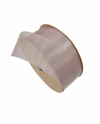 Wstążka włoska NASTRO HELOISE 4cm x 25m DARK PINK