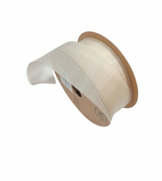 Wstążka włoska NASTRO HELOISE 4cm x 25m LIGHT CREAM