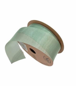 Wstążka włoska NASTRO HELOISE 4cm x 25m SAGE
