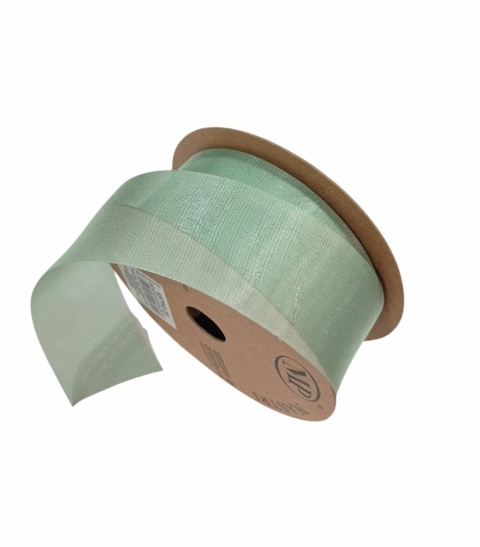 Wstążka włoska NASTRO HELOISE 4cm x 25m SAGE