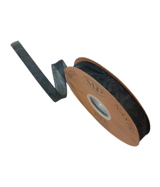 Wstążka włoska ORGANDY 1,5cm x 50m BLACK