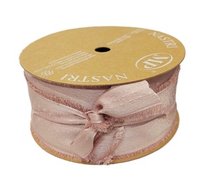 Italská saténová stuha 5cm x 10m NASTRO AMELIE Old PINK