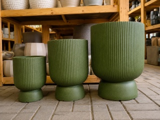 Zestaw 3 donic - 40x45, zieleń