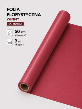 FOLIA SATYNOWA WINNY 9M X 50CM