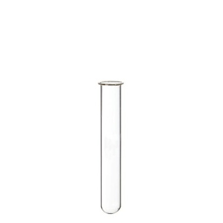 Fiolka szklana z rantem ∅ 2 cm h.12,5 cm / SET 12 szt