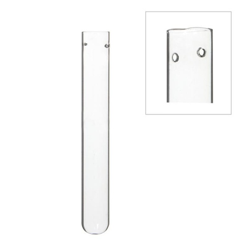 Fiolka szklana z dziurkami ∅ 2 cm h.20 cm, set 12 szt