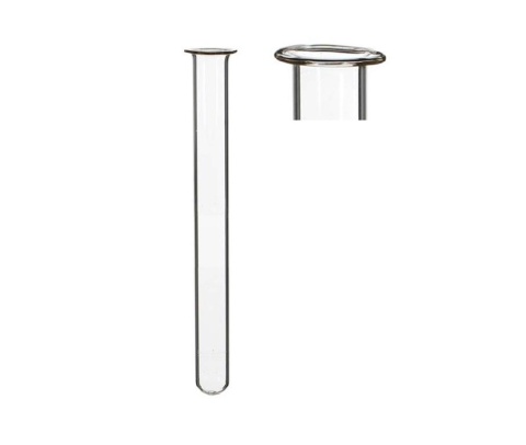 Fiolka szklana z rantem ∅ 1,5 cm h.15 cm / SET 12 szt