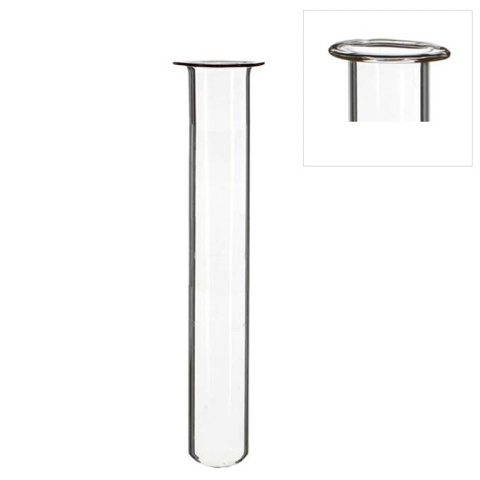 Sklenená injekčná liekovka s hranou 2,5 cm h.20 cm / SET 12 ks