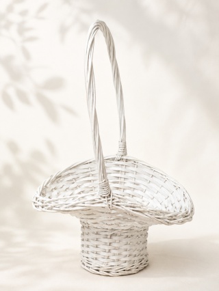 Košík 58 x 37 cm, biely