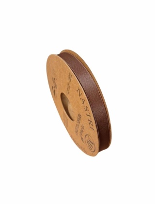 RECYCLED PET RIBBON 10mm 20m BRĄZ