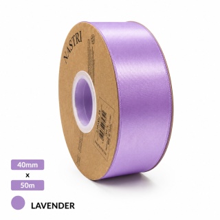 Italská stuha LIGHT DVOUBLE SATIN 4cm 50m LAVENDER
