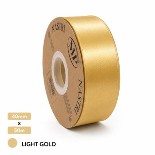 Italská stuha SVĚTLOMET DVOUBLE SATIN 4cm 50m SVĚTLOMET