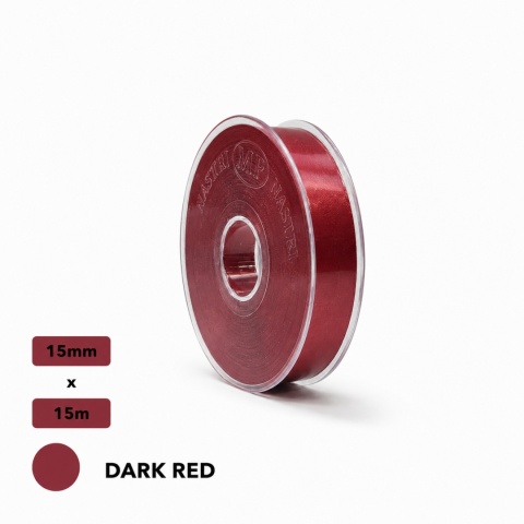 Matt DOUBLE SATIN 1,5 cm 15m DARK RED