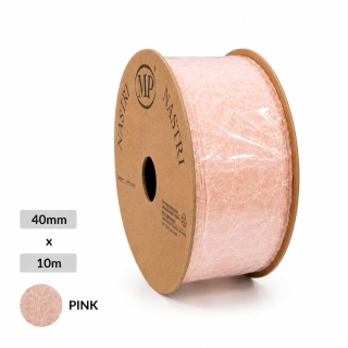 Italská stuha krajka NASTRO DAMAS 4cm 10m PINK