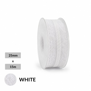 Italská stuha krajka PIZZO PROVENZA 4cm 20 m BÍLÁ