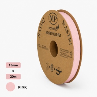 Materiál italské pásky 1,5cm 20m PINK