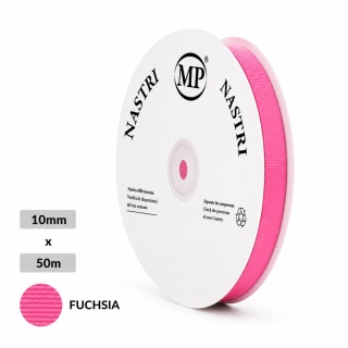 Taliansky Rhypse Ribbon NASTRO LENNON 1cm 50m FUCHSIA