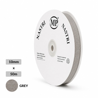 Talianska stuha NASTRO LENNON 1 cm 50m GREY