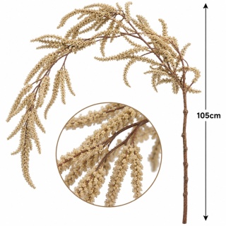 Gałązka amaranthus 105 cm, beż