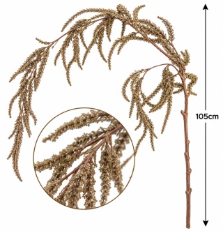 Gałązka amaranthus 105 cm, brąz