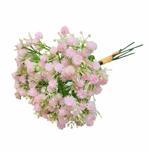 Gipsówka bukiet 32 cm, jasny róż