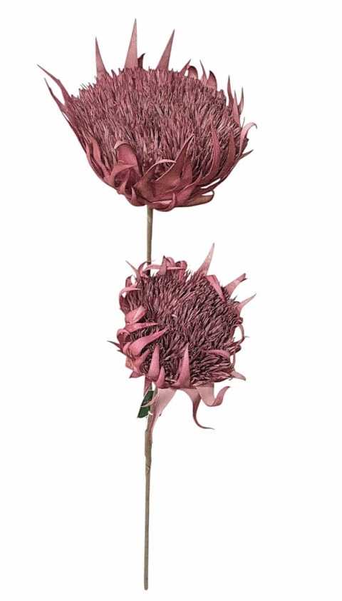 Kwiat piankowy podwójny 80 cm, różowy