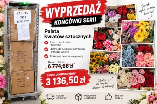 Plastová kvetinová paleta - séria končí
